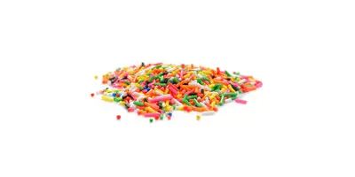 Colorful sugar sprinkles
