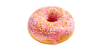 Donut mit Glasur