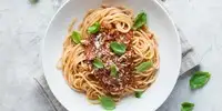 Spaghetti Bolognese (mit Schmand)