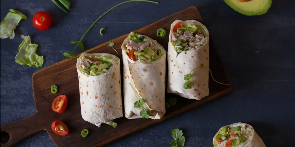 Sweet Chilli Chicken Tortilla - recipe | FoodPal