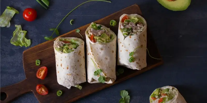 Tortilla di pollo al peperoncino dolce