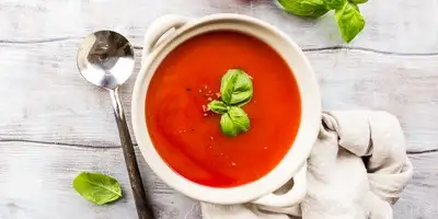 Crema di pomodoro e zucchine