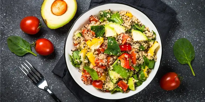 Quinoa com legumes