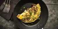 Tomaten-Pilz-Omelette