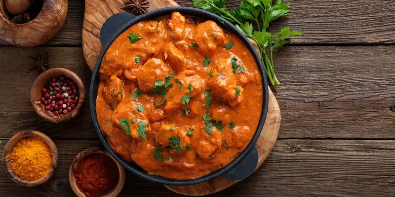 Pollo al curry con zanahorias