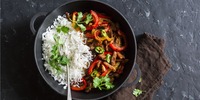 Rindfleisch Pfanne mit Cashewnüssen