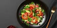 Chinakohl-Salat mit Garnelen