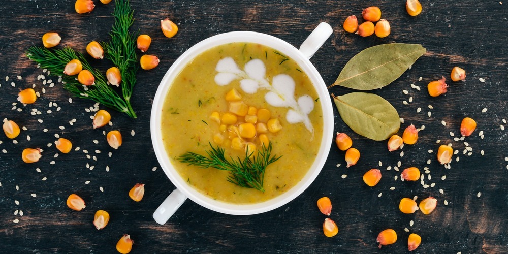 Blumenkohl-Kokos-Cremesuppe mit Mais - Rezept | FoodPal