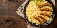 Wiener Würstchen mit Sauerkraut