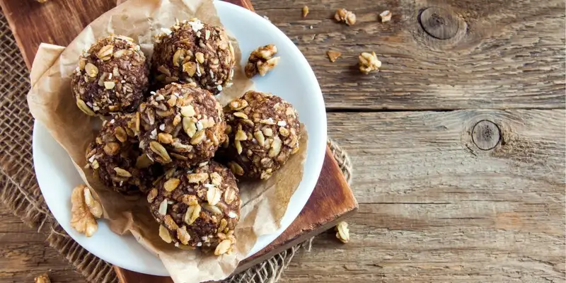 Palline energetiche alle mandorle