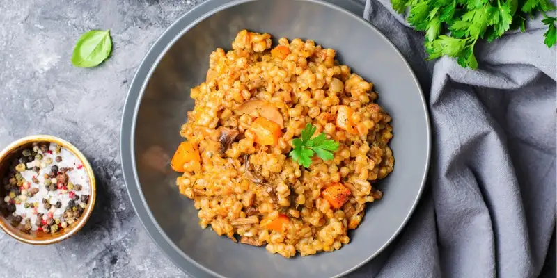 Fine saffron risotto