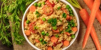 Couscous mit Gemüse, Harissa und Tofu