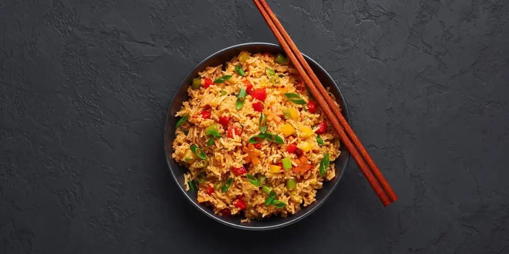 Fried rice with Asian vegetables and tofu - recipe | FoodPal