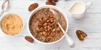 Schoko-Erdnussbutter Porridge