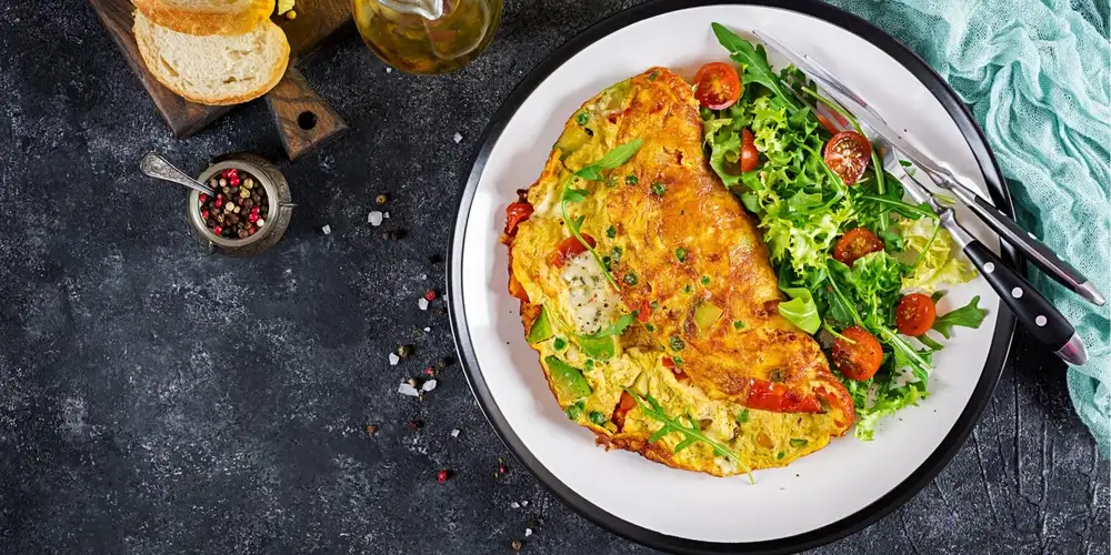 Power scrambled eggs with chickpeas - recipe | FoodPal