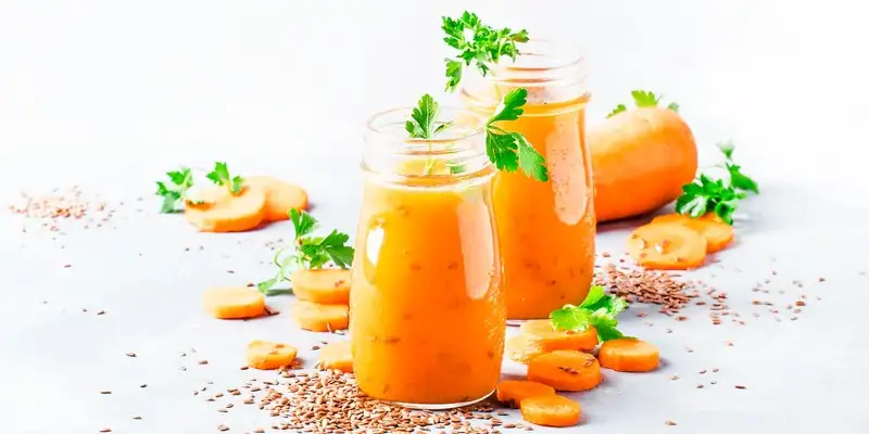 Frullato di albicocca e carota