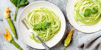 Zucchini spaghetti aglio e olio