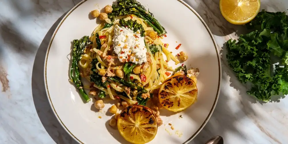 Chickpea penne - recipe | FoodPal