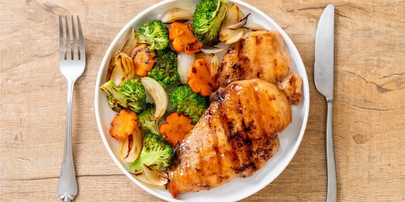 Poitrine de dinde avec brocoli au citron