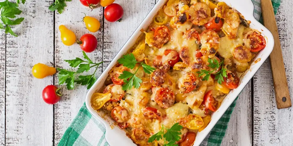 Simple vegetable casserole - recipe | FoodPal
