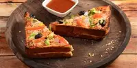 Pizza-Toasts mit Oliven