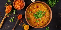 Dal mit Apfel-Chutney