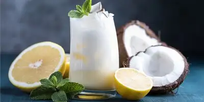 Frullato di cocco e limone