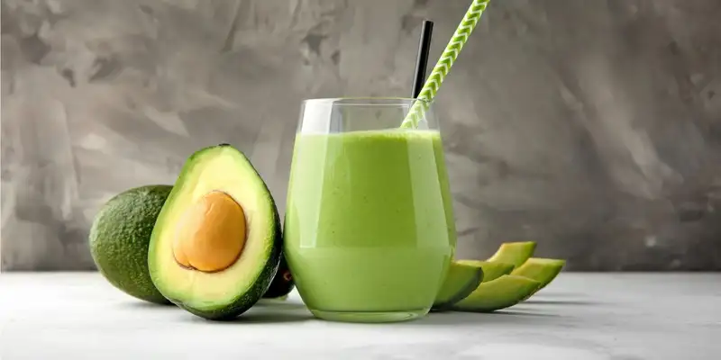 Frullato di avocado e vaniglia