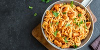 Linguine aglio olio mit Hähnchen