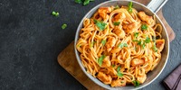 Linguine aglio olio mit Hähnchen