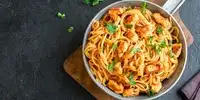 Linguine aglio olio mit Hähnchen