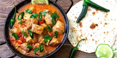 Tonno al curry di ananas