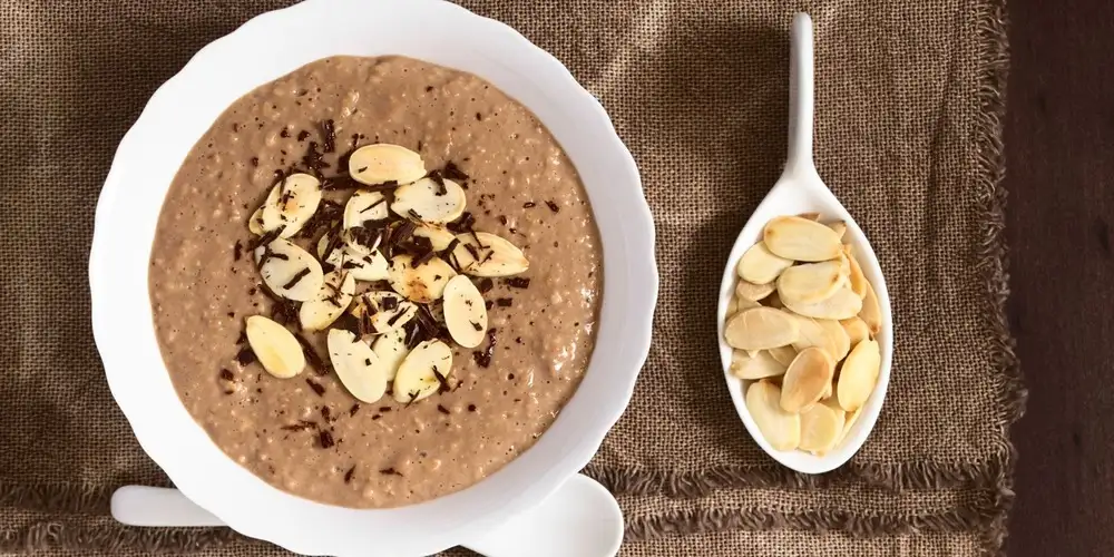 Keto overnight latte macchiato porridge - recipe | FoodPal