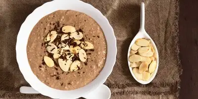 Porridge Keto Overnight Latte Macchiato